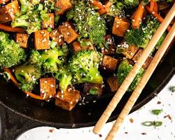 Image of Tofu stirfry with vegetables