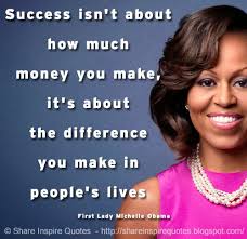 Michelle Obama Inspirational Quotes. QuotesGram via Relatably.com