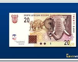 20 rand bankbiljet van de ZuidAfrikaanse rand