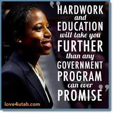 Hard work and education will take you further than any government ... via Relatably.com