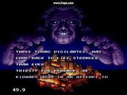 Resultado de imagen para street of rage 2 3ds intro