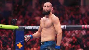 UFC press conference for UFC 328 featuring Chimaev and Strickland
