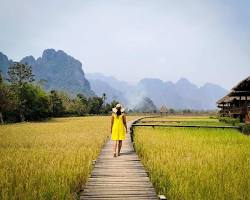 Vang Vieng Rice Paddies, Laos