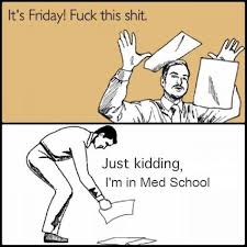 It&#39;s Friday &amp; Med School | MED SCHOOL FUNNY | Pinterest | Med ... via Relatably.com