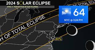 solar eclipse Forecasting the Weather for the 2024 Solar Eclipse in New York: A cloud cover map perspective
