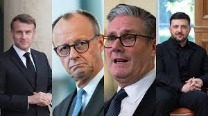 Európa nastavuje podmienky mieru pre Ukrajinu. Merz, Macron ...