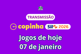 Jogos de hoje (07/01) da Copinha 2026: onde assistir e horário