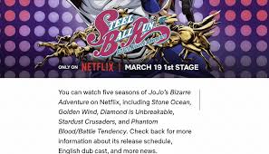 JoJo’s Plastics And Radiation Headline Netflix Week