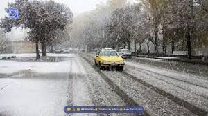 دومین برف پاییزی در تهران بارید + ویدیو