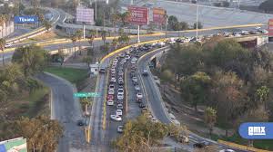 Flujo vehícular en la garita de San Ysidro esta mañana