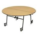 Advantage ft. (72-inch) Round Plastic Folding Table - FTD72R by