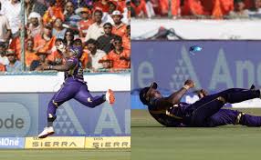 KKR Star Breaks Sunglasses While Taking One-Handed Blinder To Dismiss SRH's Heinrich Klaasen. Watch