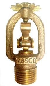165*F Fusible Link Brass Pendent Sprinkler, Rasco- Reliable ...