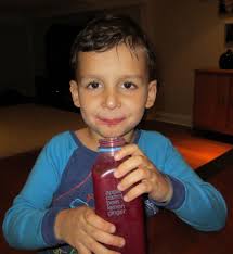 Nothing&#39;s cuter than a red beet juice moustache. - IMG_0219