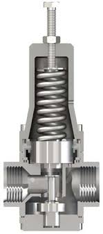 Downstream pressure reducer/stabilizer in stainless steel ...