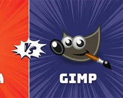 صورة comparison between GIMP, Inkscape, Krita