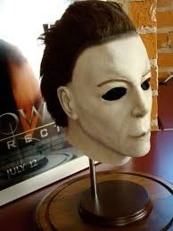 Authentic Screen-Used Michael Myers Halloween: Resurrection Mask Signed by Rick Rosenthal and Jamie Lee Curtis - detail