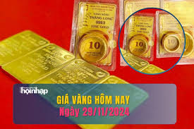 Giá vàng hôm nay 29/11: Vàng thế giới có xu hướng giảm, vàng SJC giảm 100.000 đồng/lượng