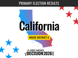 California House District 6 Primary Election Live Results 2026