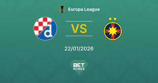 Dinamo Zagreb vs FCSB Prediction: Match Preview and Analysis | Europa League 22-01-2026