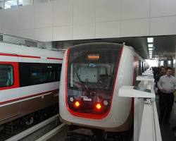 Image of LRT Jakarta train