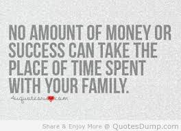 Always spend time together as a family...its so important for ... via Relatably.com