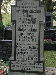 Grab von Gerhard Lolling (27.11.1912-04.12.1941), Friedhof Neermoor