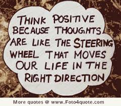 Life lessons – Think positive thoughts | Foto 4 Quote via Relatably.com