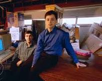 Зображення: Google founders Larry Page and Sergey Brin in their Stanford dorm room