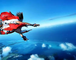 Image of Skydiving over Mauritius