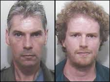 Simon Sheppard (left) and Stephen Whittle [Pic: Humberside Police]. Sheppard and Whittle tried to claim political asylum in Los Angeles - _46040007__46039886_racism-1