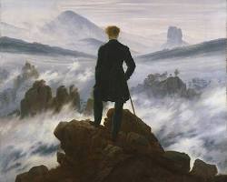 Image of Wanderer Above the Sea of Fog by Caspar David Friedrich