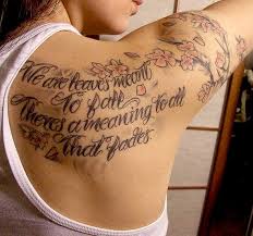 50 Inspirational Saying, Lettering and Quotes Tattoos via Relatably.com