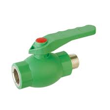 Ball Valve with Brass Ball and Plastic Handle - PPR Ball ...