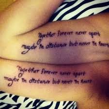 Best Friends Sister Quotes Tattoos. QuotesGram via Relatably.com