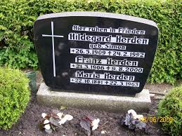Grab von Franz Herden (21.03.1906-09.08.2000), Friedhof Marcardsmoor - ma192