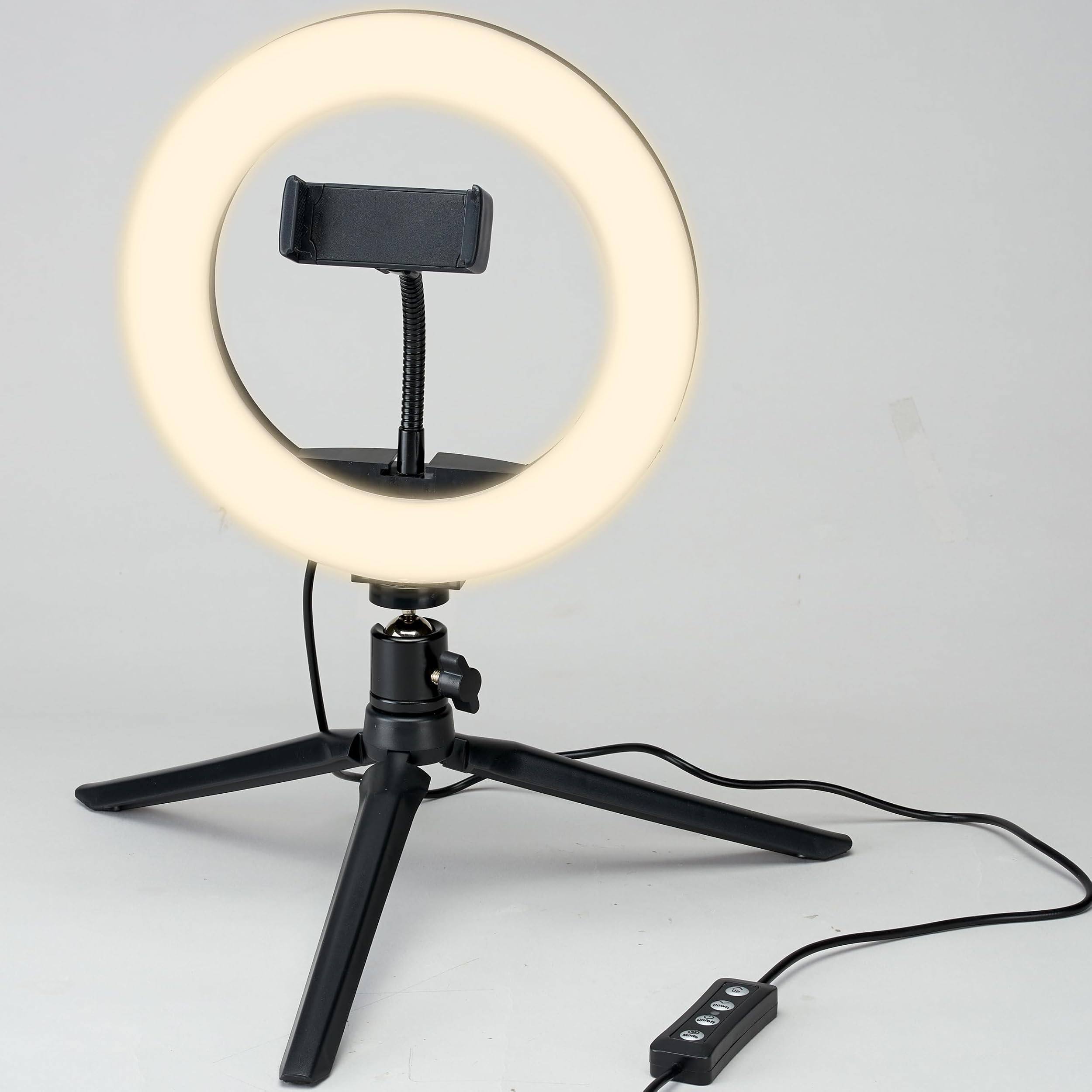 GPX Vlogging Tripod with Light Ring tpdl801b
