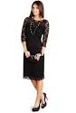 Per Una Black Beaded Dress at Marks Spencer - Little Black