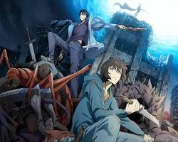 Image of Sung JinWoo melawan monster dalam anime Solo Leveling