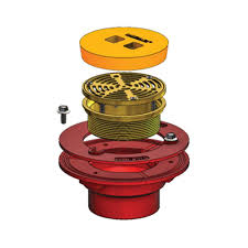 Mifab 3 in. Round Double Adjustable Floor Drain with 5 in ...