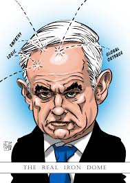 Image result for NETANYAHU CARTOON
