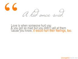 bestlovequotes: Love is when someone hurt you and... - Tumblr ... via Relatably.com