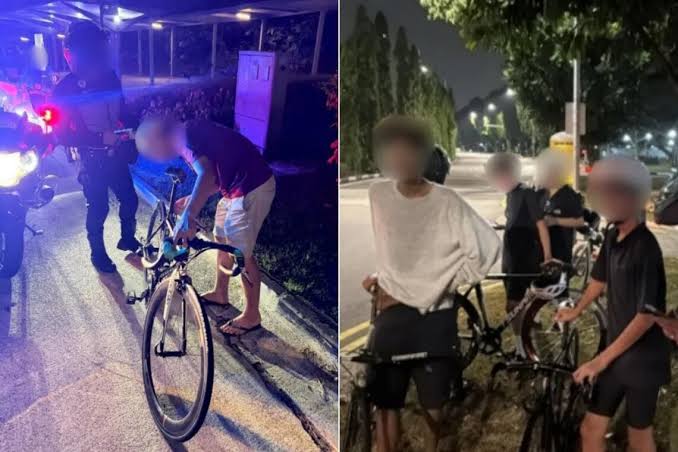 Singapore police fine 17 cyclists and one PMD user in joint enforcement operation; 26 offences detected, including riding without lights at night