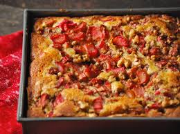 Image result for rhubarb cake