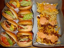 Image result for cheese burgers and fries