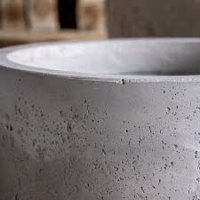 Aurella Concrete Cylinder Planter for Indoor Plants