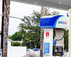 Image of Arco gas station in California