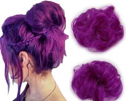 Image de Purple Curly Updo