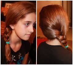 5 back to school cute and easy hairstyles side braid 500x445 5 Cute and Easy Back Style 3: Side clip: Keeping your daughter&#39;s hair down, part her hair on ... - 5-back-to-school-cute-and-easy-hairstyles-side-braid