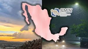 SMN advierte que el nuevo frente frío ‘golpeará’ con fuertes lluvias de 50 mm estos estados del Norte este viernes y sábado mientras la onda de calor afectará estas zonas; estos estados serán los más afectados